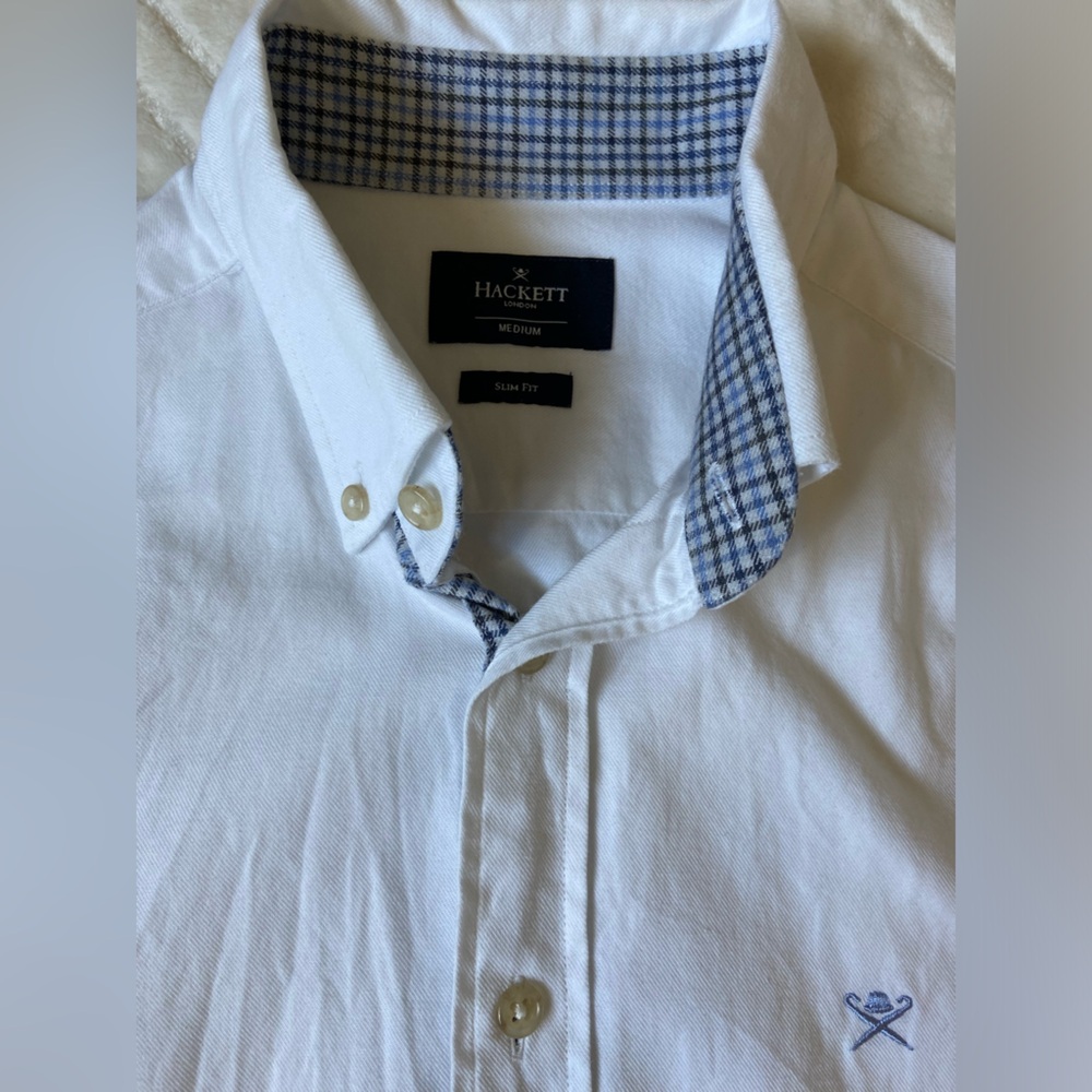 Hackett Slim Fit Dress Flannel Shirt - Medium